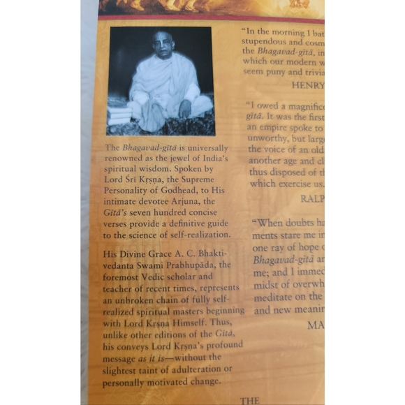 Bhagavad-gita As It Is paperback book - Picture 11 of 16